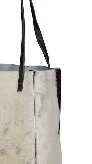 Classic Cowhide Leather Tote Bag With Timeless Handmade Style