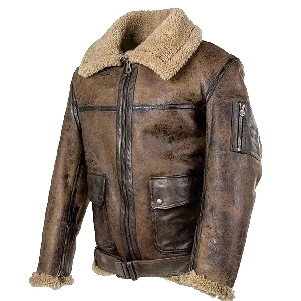 Arnold Schwarzenegger B6 Shearling Jacket