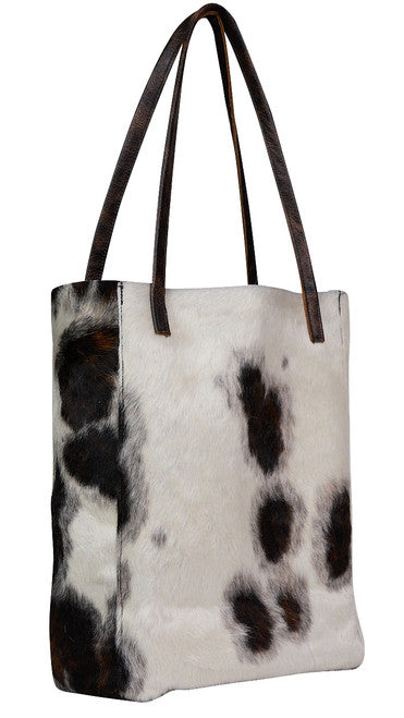 Premium Cowhide Leather Tote Bag With Authentic Handmade Style