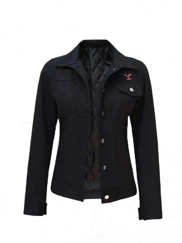 Yellowstone  Rip Wheeler Women's Black Jacket