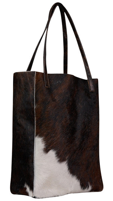 Stylish Cowhide Leather Tote Bag With Classic Handmade Charm