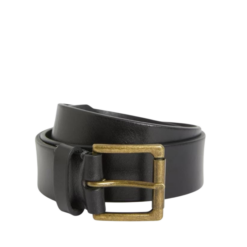 35mm Roller Buckle Leather Belt
