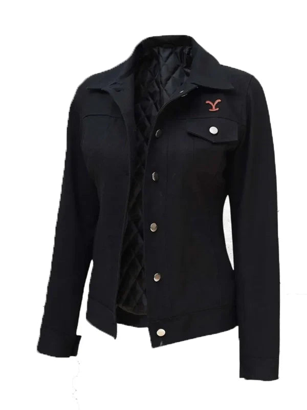 Yellowstone  Rip Wheeler Women's Black Jacket