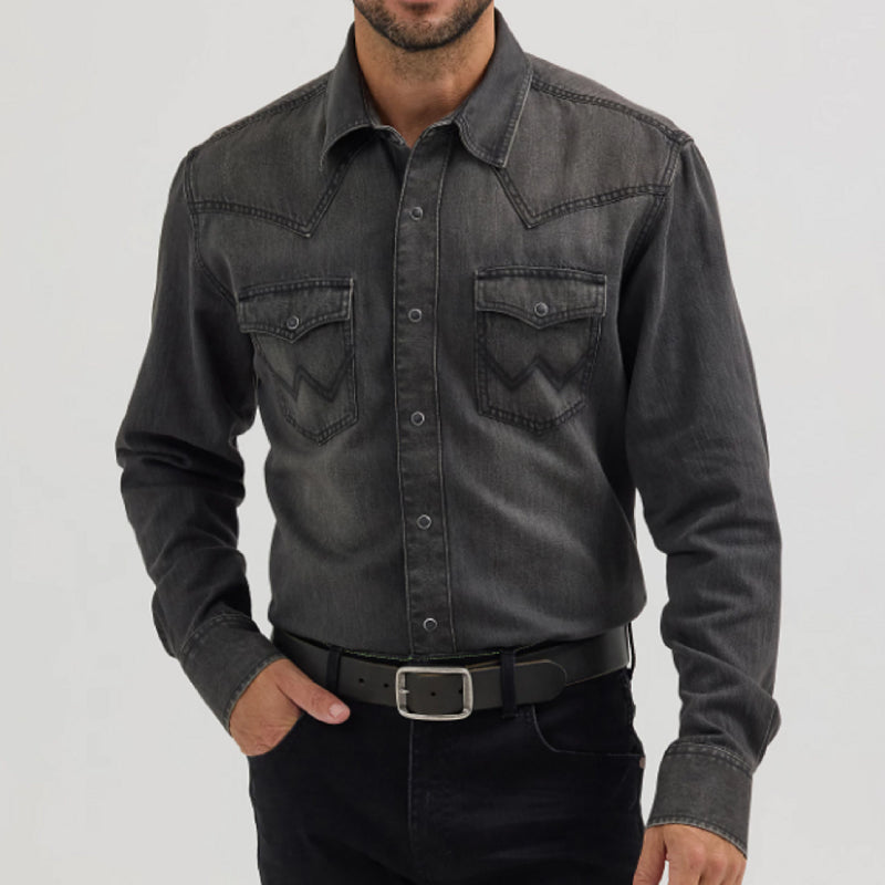 Yellowstone S05 Rip Wheeler Denim Shirt